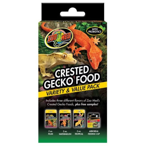 Zoo Med Crested Gecko Food Variety & Value Pack - Poudre Pet & Feed Supply